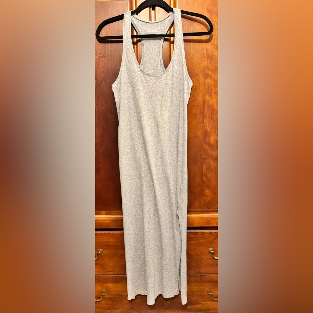 Victoria’s Secret 100% Cotton Thin Maxi Dress/PJ Racerback Gray size Small